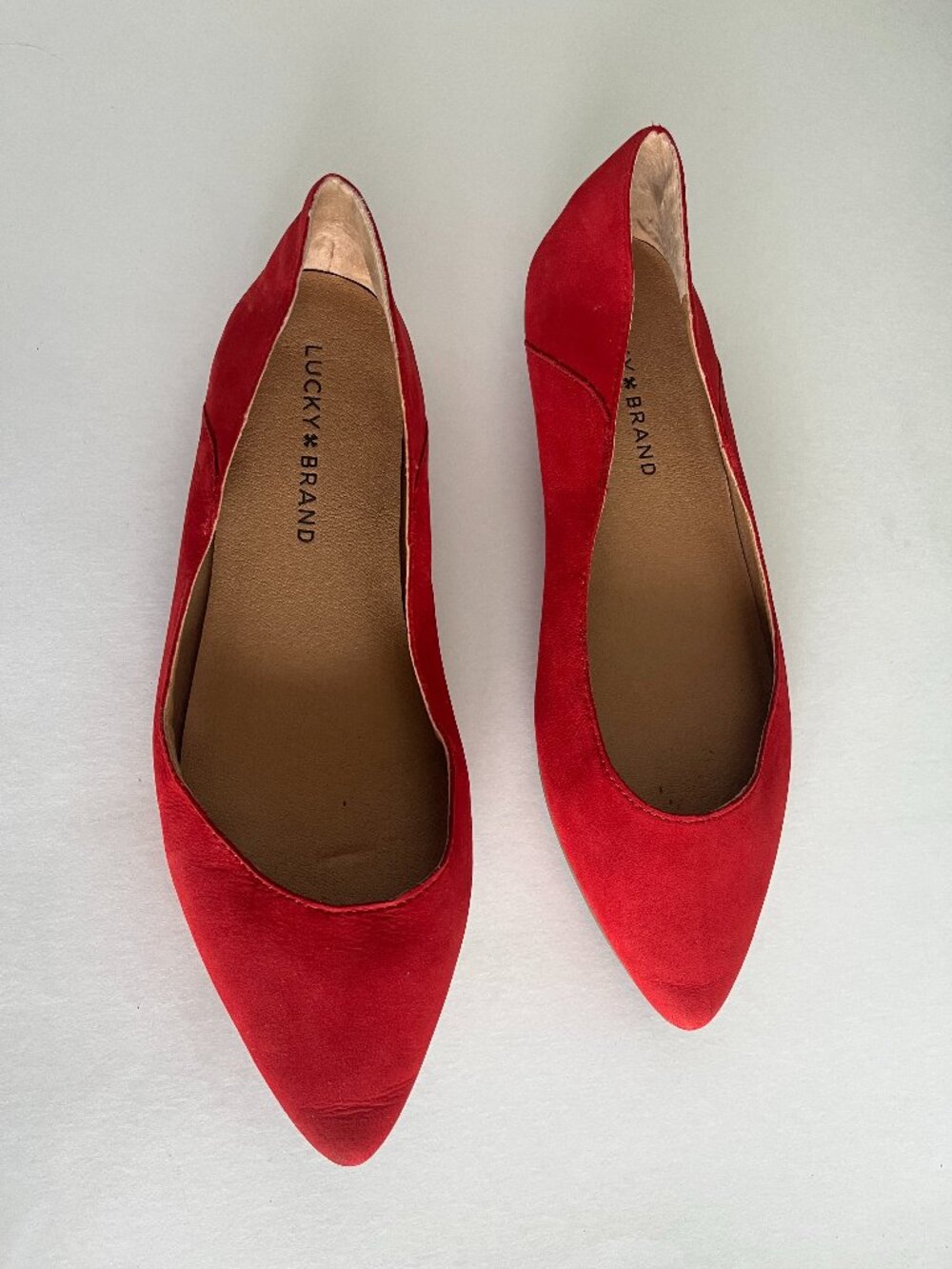 Lucky Brand Women's Red Ballet-shoes - Size 7.5